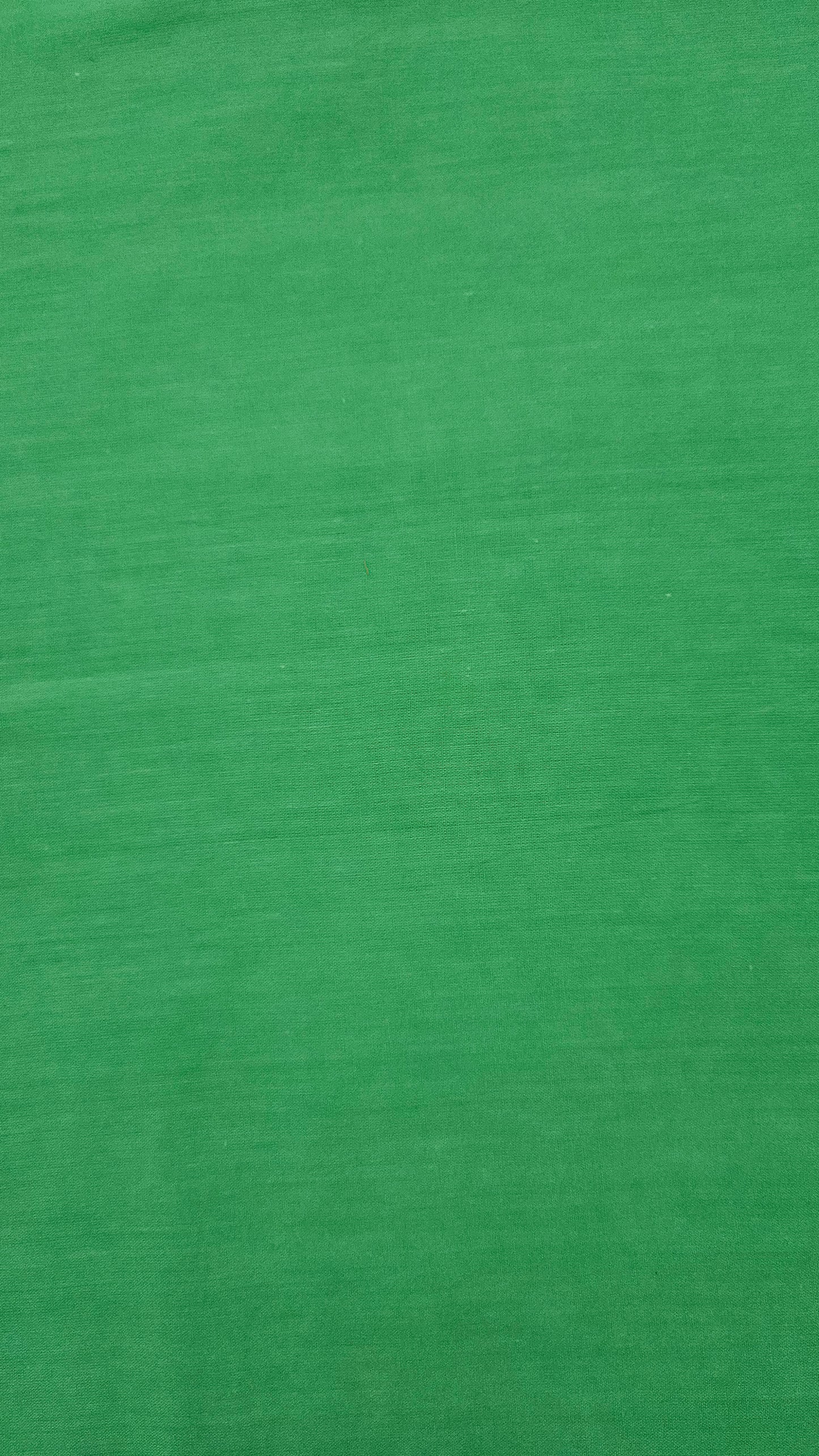 Green'n'white bandhani cotton suit with chiffon dupatta