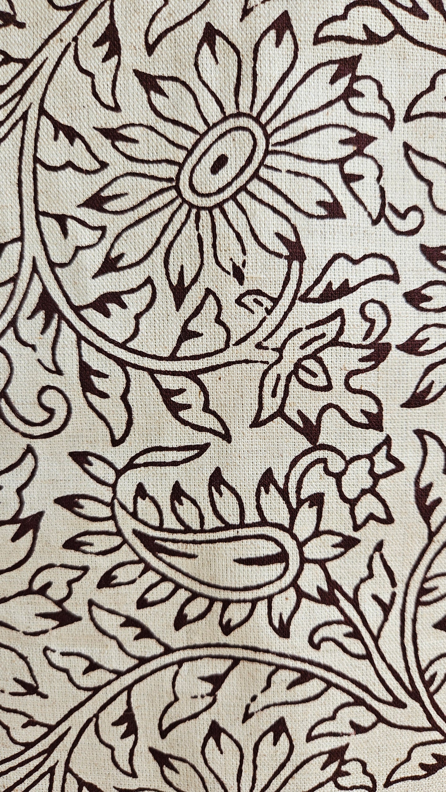 Pure cotton maroon,blue'n'olive green intricately designed kalamkari suit with applique work on ghera