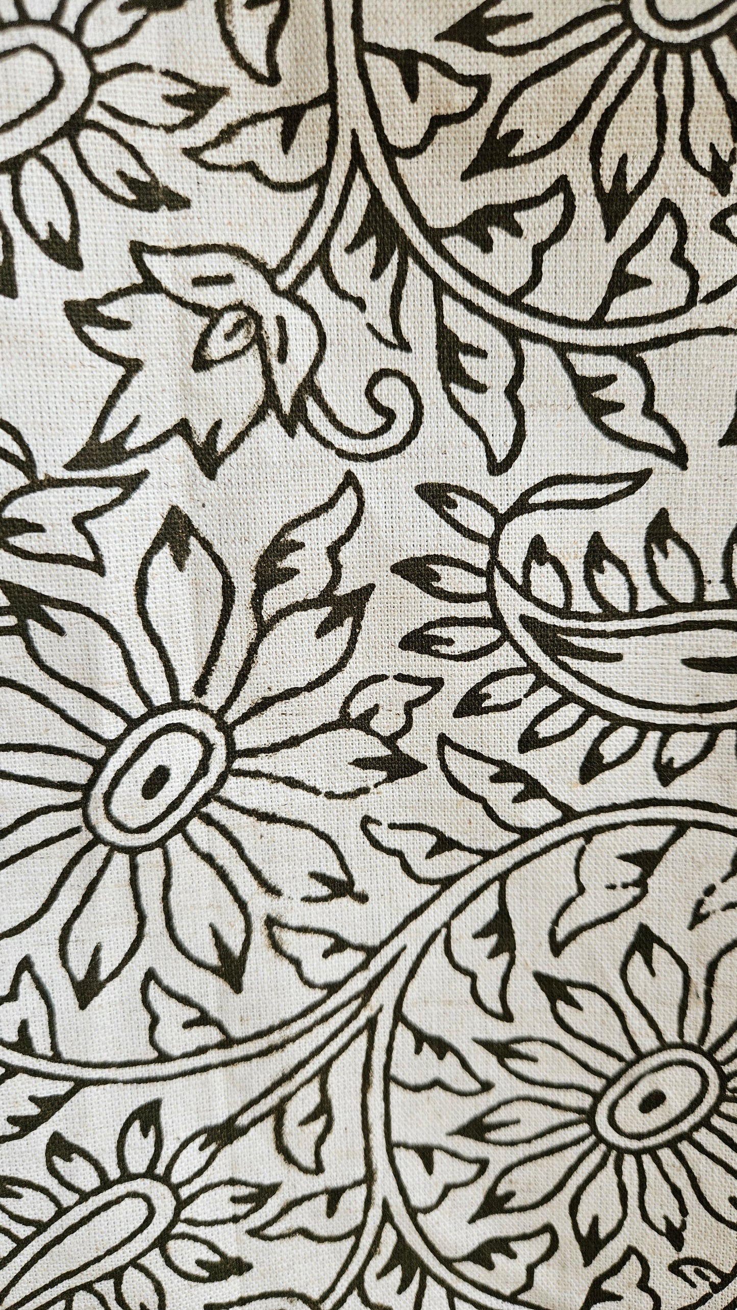 Pure cotton rust,green'n'blue intricately designed kalamkari suit with applique work on ghera