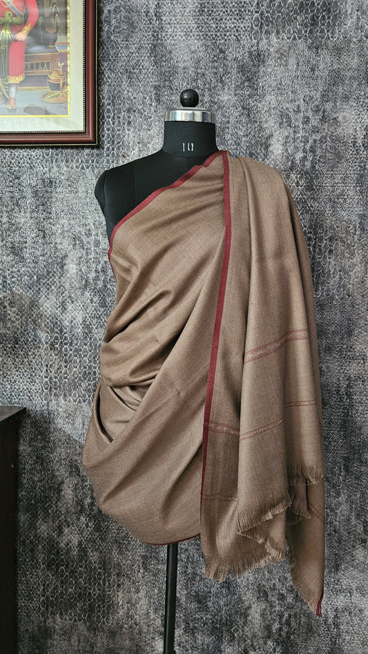 Pure wool brown colour gents lohi